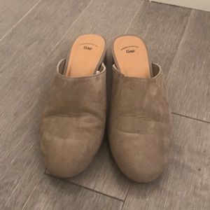 Gap faux suede mules